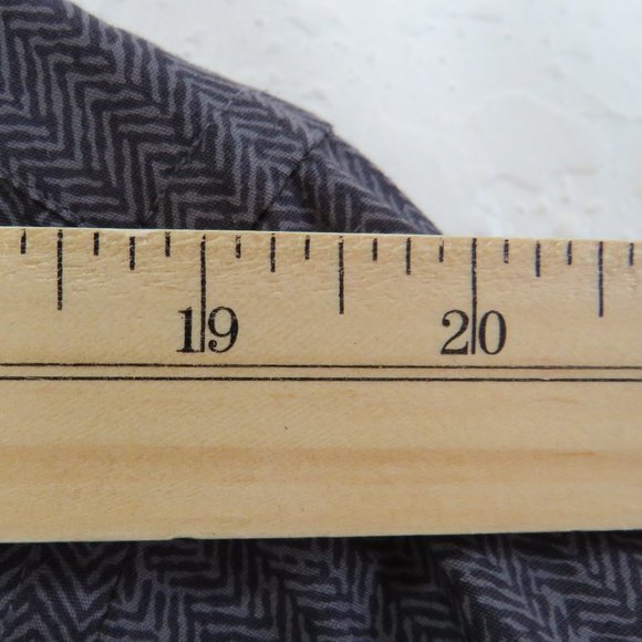 Alfani* Men's‎ Long Sleeve Button Down Curved Hem Zig Zag Design Shirt~ Large - Picture 6 of 12